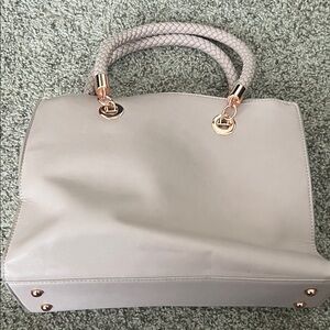 Elegant Gray Women's Handbag